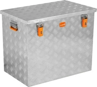 ALUBOX ABX-R234, ALUBOX Transportkiste 3 mm Riffelblech silber, 234 L - 725 x...