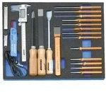 GEDORE 2005 CT2-119 Werkzeugsortiment in Check-Tool-Modul, 21-teilig