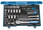 GEDORE 19 V20 U-10 Steckschl&uuml;ssel-Satz 1/4+1/2" 50-teilig 4-30 mm"