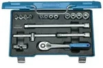 GEDORE 30 GMU-10 Steckschl&uuml;ssel-Satz 3/8 17-teilig 6-kant 6-19 mm"