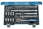 GEDORE 30 IMU-10 Steckschl&uuml;ssel-Satz 3/8 26-teilig 6-kant IN-IS-PH"