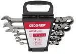 GEDORE R07305005 Gelenk-Ringratschenmaulschl&uuml;ssel-Satz SW8-19 mm