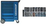 GEDORE 1500 ES-02-2004 Werkzeugwagen mit 207-teilig Werkzeugsortiment