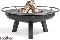 CookKing 111267, CookKing Feuerschale aus Stahl - Feuerkorb Grillfeuer Feuerstelle -