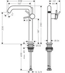Hansgrohe WTM 240 Tecturis S Fine CoolStart ohne Ablaufgarnitur chrom