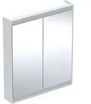 Geberit ONE Spiegelschrank mit ComfortLight 2 T&uuml;ren, AP-Mont., 75x90x15cm, wei&szlig;