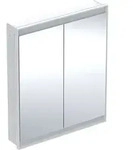 Geberit ONE Spiegelschrank mit ComfortLight 2 T&uuml;ren, UP-Mont., 75x90x15cm, wei&szlig;