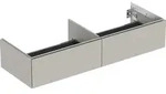 Geberit ONE Unterschrank f&uuml;r WT/-Platte 2 Schubl., 133,2x26,6x47cm, greige matt