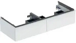 Geberit iCon Unterschrank f&uuml;r DWT, 2 Schubl. 118,4x24,7x47,6cm, wei&szlig; matt