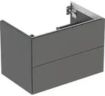 Geberit ONE Unterschrank f&uuml;r WT/-Platte 2 Schubl., 74x50,4x47cm, lava matt