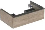 Geberit iCon Unterschrank f&uuml;r WT, 1 Schubl. 74x24,7x47,6cm, Nussbaum...