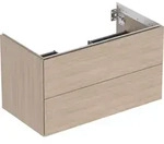 Geberit ONE Unterschrank f&uuml;r WT/-Platte 2 Schubl., 88,8x50,4x47cm, Eiche