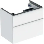 Geberit iCon Unterschrank f&uuml;r WT, 2 Schubl. 74x61,5x47,6cm, wei&szlig; hgl./Gr....