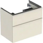 Geberit iCon Unterschrank f&uuml;r WT, 2 Schubl. 74x61,5x47,6cm, sandgrau