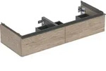Geberit iCon Unterschrank f&uuml;r DWT, 2 Schubl. 118,4x24,7x47,6cm, Nussbaum...