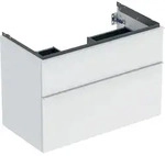 Geberit iCon Unterschrank f&uuml;r WT, 2 Schubl. 88,8x61,5x47,6cm, wei&szlig; matt