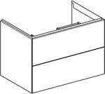 Geberit ONE Unterschrank f&uuml;r WT/-Platte 2 Schubl., 74x50,4x47cm, wei&szlig; matt