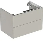Geberit ONE Unterschrank f&uuml;r WT/-Platte 2 Schubl., 74x50,4x47cm, greige matt