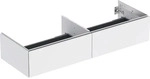 Geberit ONE Unterschrank f&uuml;r WT/-Platte 2 Schubl., 133,2x26,6x47cm, wei&szlig; matt