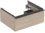 Geberit iCon Unterschrank f&uuml;r WT, 1 Schubl. 59,2x24,7x47,6cm, Eiche/Gr. Lava