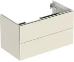 Geberit ONE Unterschrank f&uuml;r WT/-Platte 2 Schubl., 88,8x50,4x47cm, sandgrau...