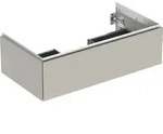 Geberit ONE Unterschrank f&uuml;r WT/-Platte 1 Schubl., 88,8x26,6x47cm, greige matt