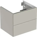 Geberit ONE Unterschrank f&uuml;r WT/-Platte 2 Schubl., 59,2x50,4x47cm, greige matt