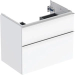 Geberit iCon Unterschrank f&uuml;r WT, 2 Schubl. 74x61,5x47,6cm, wei&szlig; hgl./Gr....