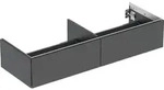 Geberit ONE Unterschrank f&uuml;r WT/-Platte 2 Schubl., 133,2x26,6x47cm, schwarz...
