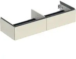 Geberit ONE Unterschrank f&uuml;r WT/-Platte 2 Schubl., 133,2x26,6x47cm,sandgrau hgl.