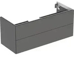 Geberit ONE Unterschrank f&uuml;r WT/-Platte 2 Schubl., 118,4x50,4x47cm, lava matt