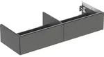Geberit ONE Unterschrank f&uuml;r WT/-Platte 2 Schubl., 133,2x26,6x47cm, lava matt