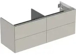 Geberit ONE Unterschrank f&uuml;r WT/-Platte 4 Schubl., 133,2x50,4x47cm, greige matt