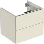 Geberit ONE Unterschrank f&uuml;r WT/-Platte 2 Schubl., 59,2x50,4x47cm, sandgrau...
