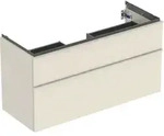Geberit iCon Unterschrank f&uuml;r WT, 2 Schubl. 118,4x61,5x47,6cm, sandgrau