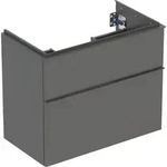 Geberit iCon Unterschrank f. WT, verk. Ausld. 74x61,5x41,6cm, 2 Schubl., lava