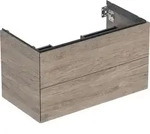 Geberit ONE Unterschrank f&uuml;r WT/-Platte 2 Schubl., 88,8x50,4x47cm,...