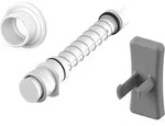 TECE-Duschstab-Komplettset, wei&szlig;