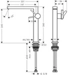 Hansgrohe WTM Tecturis E 240 Fine CoolStart EcoSmartu. m. Push-Open Ablaufg. c...
