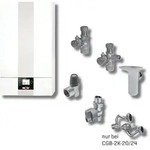 Wolf Paket Brennwerttherme CGB-2K-24 Regelung BM-2, Aufputz