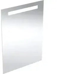 Geberit Option Basic Lichtspiegel, eckig Beleuchtung oben, 50x70x3cm, alu. elox