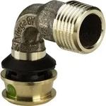 Viega Bogen 90 Grad mit SC Raxofix 5314 in 16mm x R1/2 Siliziumbronze