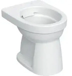 Geberit Renova Stand-WC Flachsp&uuml;ler Abg. vertikal, Rimfree, wei&szlig;, KeraTect