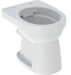 Geberit Renova Stand-WC Flachsp&uuml;ler Abg. horizontal, Rimfree, wei&szlig;