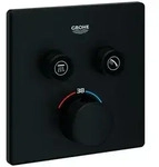 GROHE Thermostat Grohtherm SmartControl 102166 eckig FMS 2 ASV phantom black
