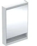 Geberit ONE Spiegelschrank mit Ni/Comf.Light 1 T&uuml;r li, AP-Mont., 60x90x15cm, wei...