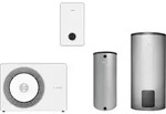 BOSCH Luftw&auml;rmepumpen-Paket BOPA CS793 AW 12 OR-T, CS5800iAW 12 E, BH120,WH290