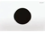 Geberit Sigma10 WC-Strg. rund, elek.Sp., Netz autom/bl, wei&szlig; gl&auml;nzend / chrom...