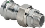 Viega Verschraubung mit SC Sanpress Inox 2365 in 35mm x R1 1/4 Edelstahl