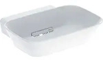Geberit ONE AS-WT, SF, 50x42,5cm, CleanDrain o. Hl., o. &Uuml;l., wei&szlig;,